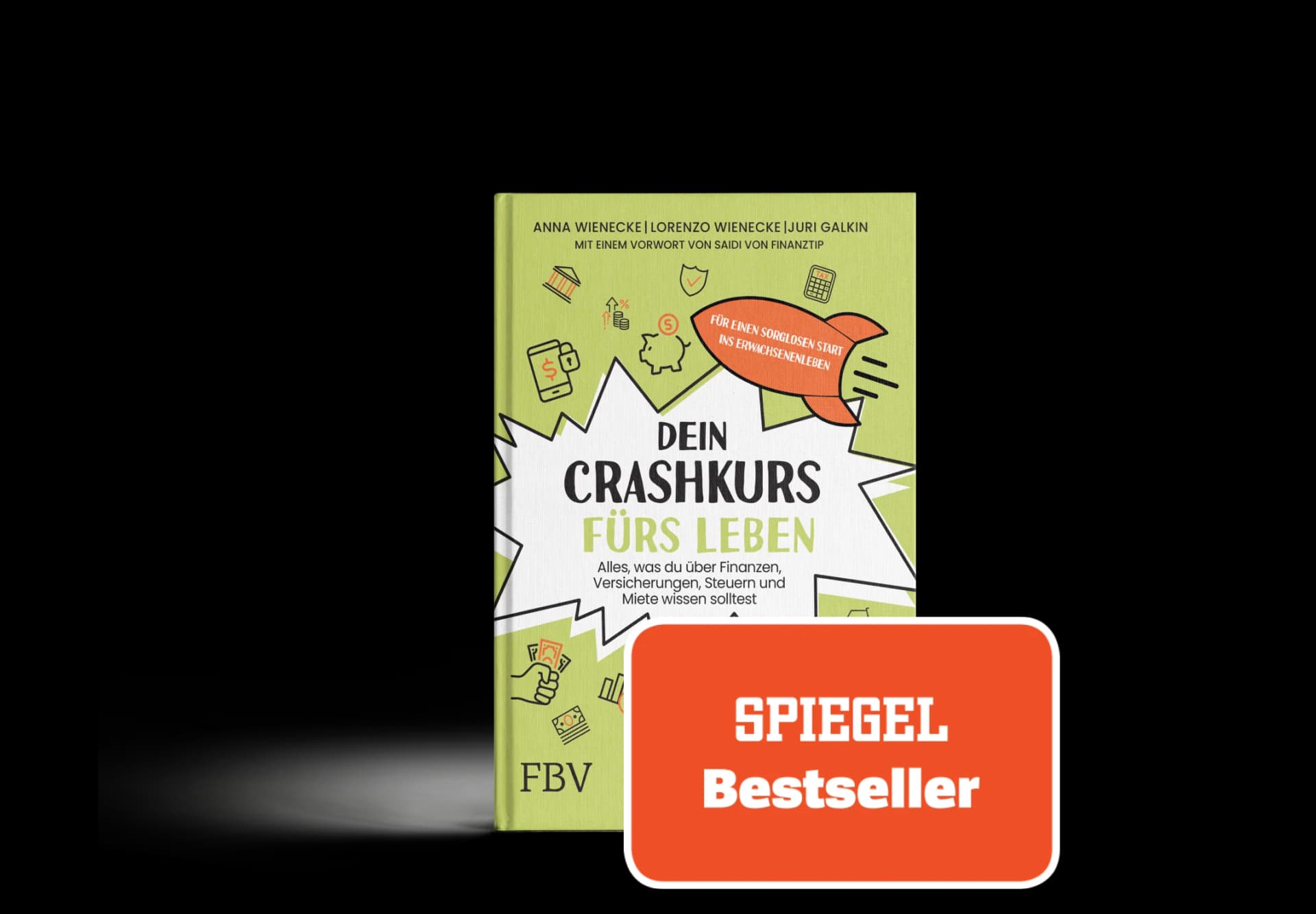 Buchcover Dein Crashkurs fürs Leben – Finanzratgeber von Finanzklar zu Finanzen, Altersvorsorgedepot, Steuern und Versicherungen