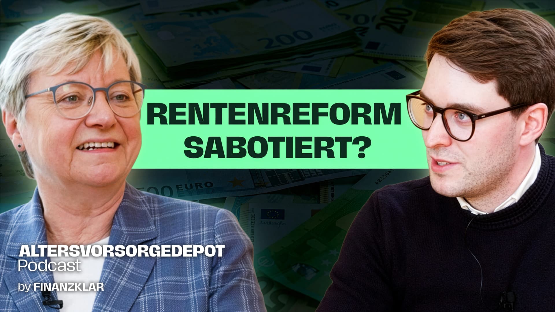 Frauke Heiligenstadt und Juri Galkin auf dem Titelbild zur Folge: Rentenreform sabotiert?