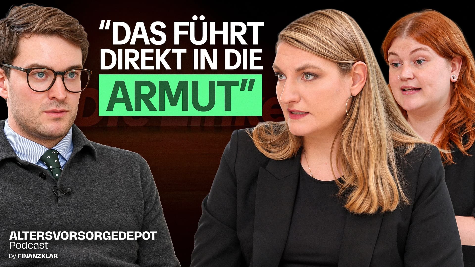 Juri Galkin, Isabelle Vandre und Sarah Vollath: „Das führt direkt in die Armut“