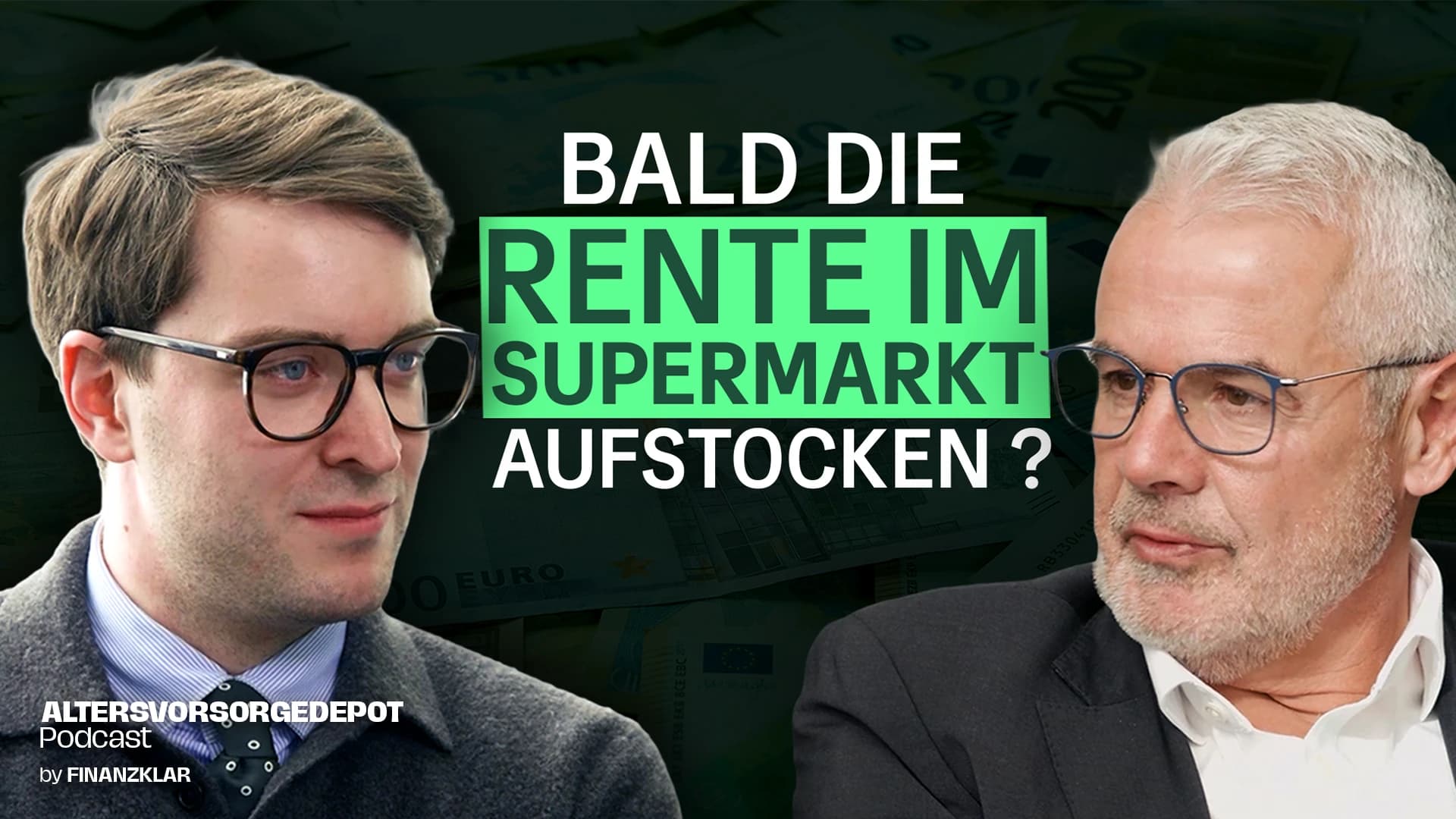 Juri Galkin und Harald Klein: Bald die Rente im Supermarkt aufstocken?